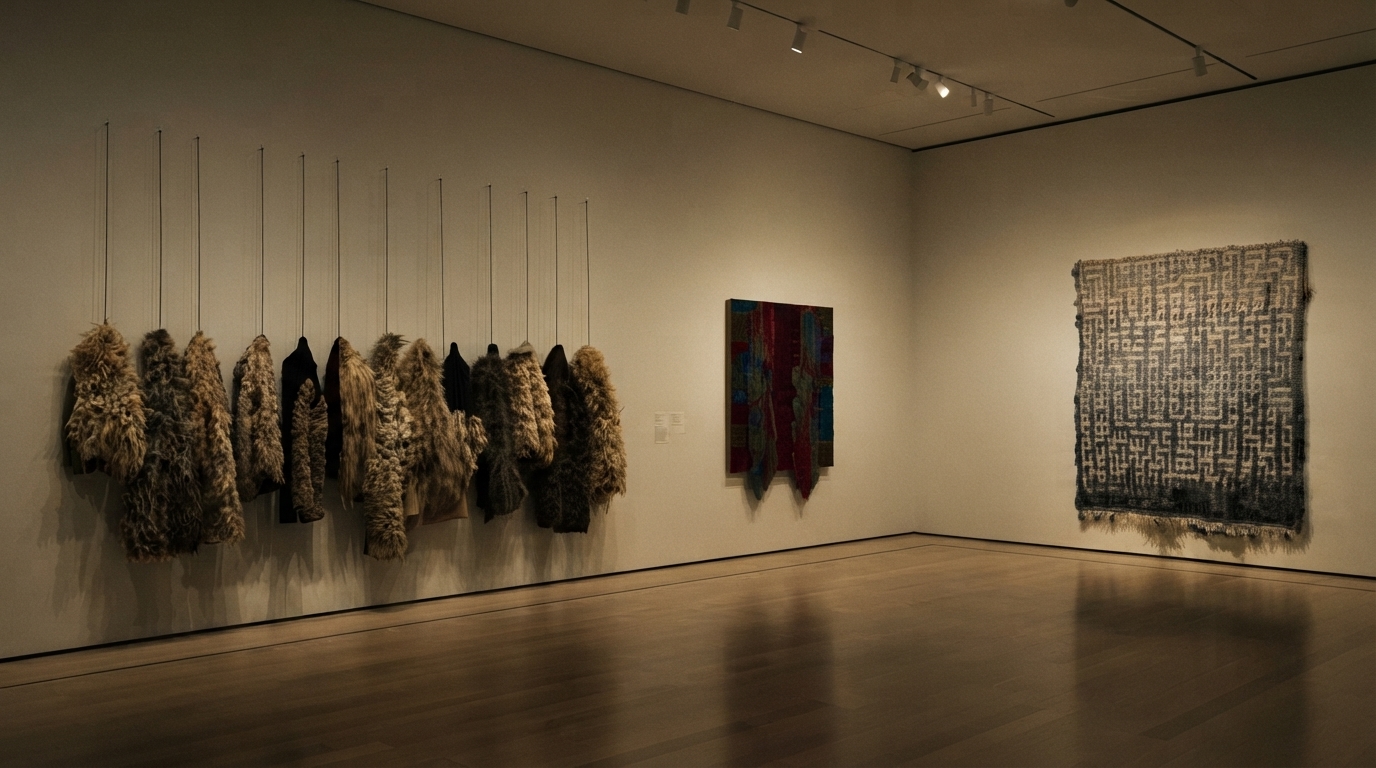 Editorial illustration for Exhibiting Fragile Historical Textiles: A Curatorial Balancing Act