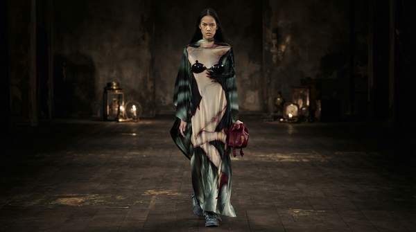 Editorial illustration for Knit, Print, Paint: The Three Techniques Behind Trompe l'Oeil in Haute Couture